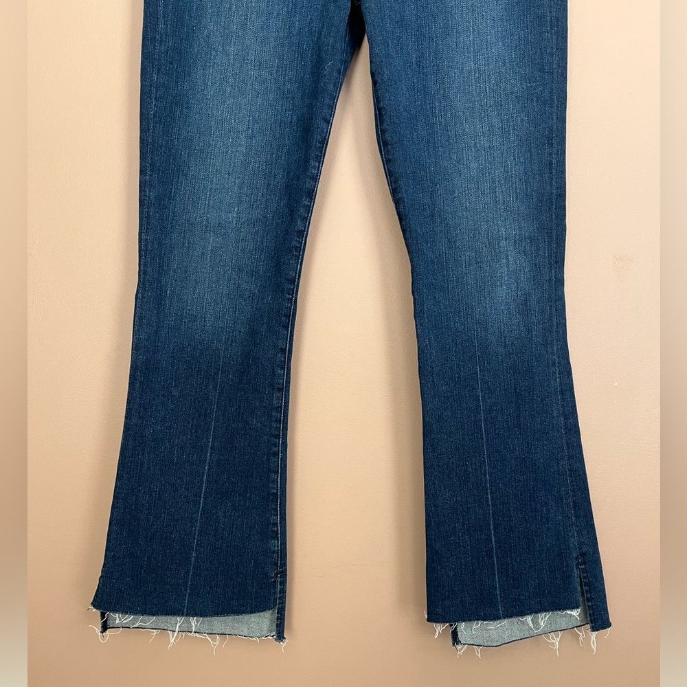 {FRAME} Le Crop Mini Boot Bootcut Jeans in Blue - Womens 28 - Picture 3 of 9